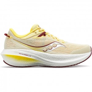 Yellow Saucony Triumph 21 Women's Running Shoes | PHILIPPINES-PGM