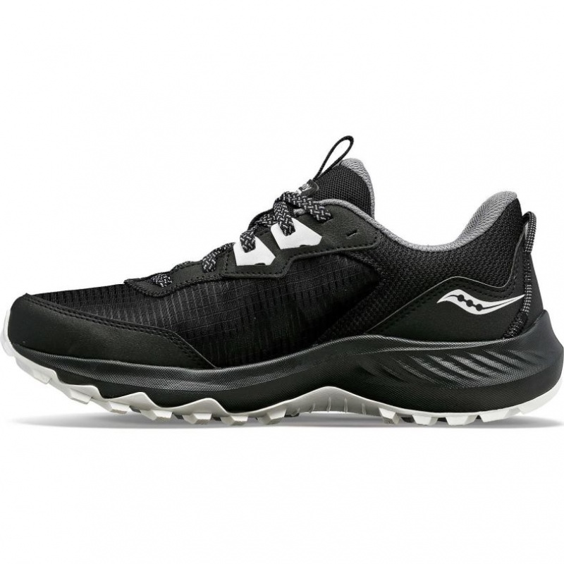 Black Saucony Aura TR Women's Wide Running Shoes | PHILIPPINES-WGI