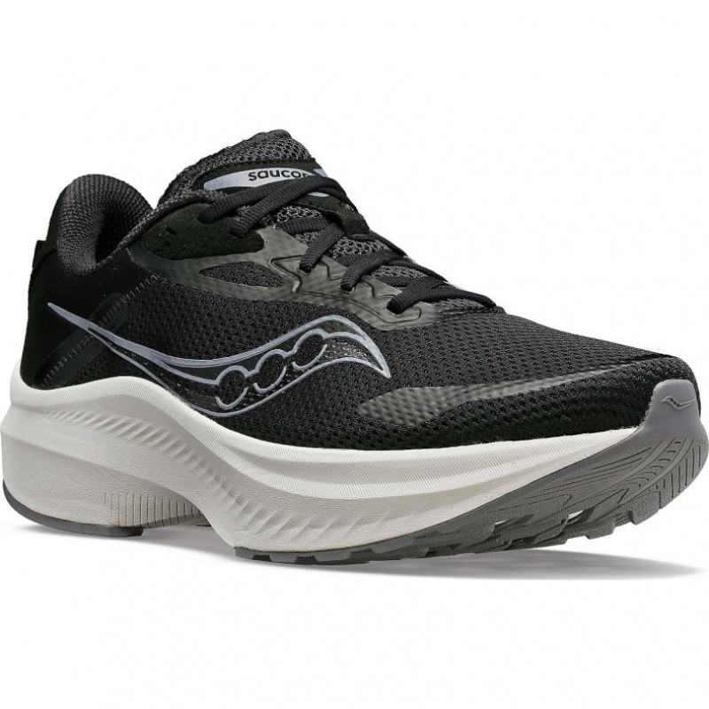 Black Saucony Axon 3 Men's Running Shoes | PHILIPPINES-RDW