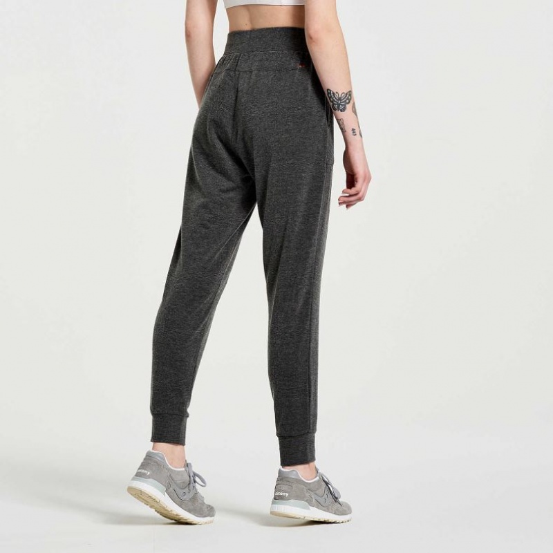 Black Saucony Boston Women's Jogger | PHILIPPINES-PCD