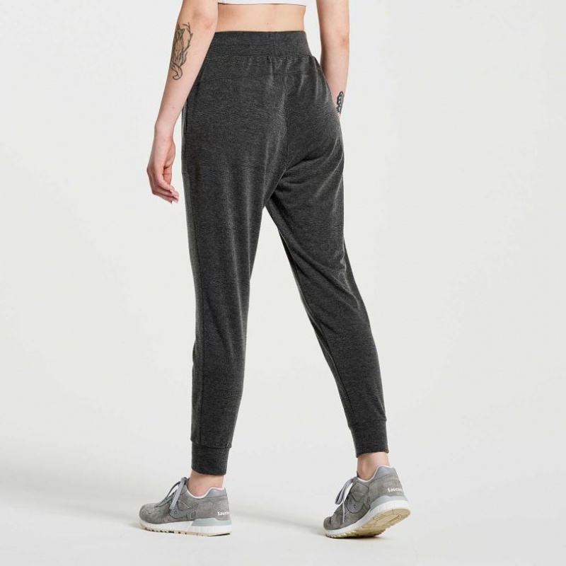 Black Saucony Boston Women's Jogger | PHILIPPINES-PCD