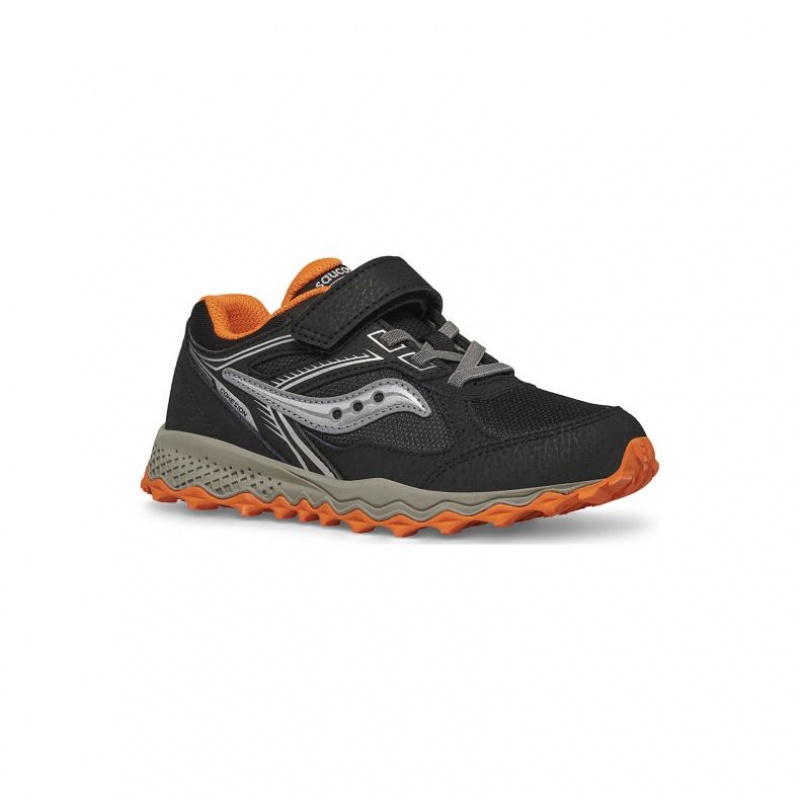 Black Saucony Cohesion TR14 A/C Big Kids' Sneakers | PHILIPPINES-BWH