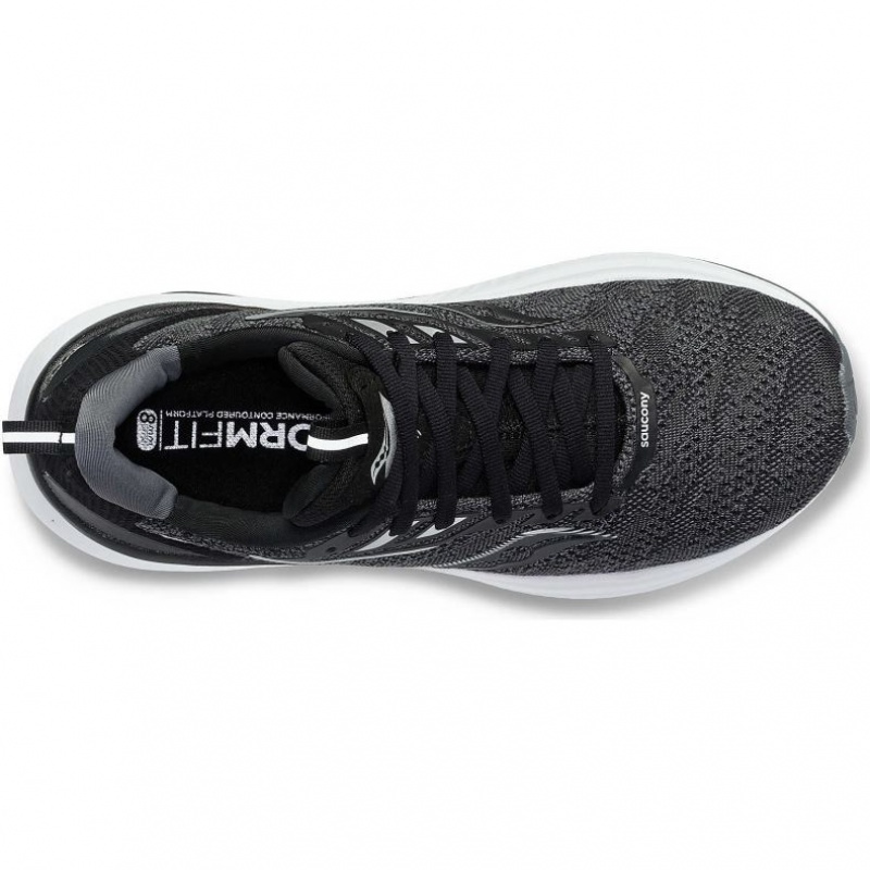 Black Saucony Echelon 9 Men's Wide Running Shoes | PHILIPPINES-RLF