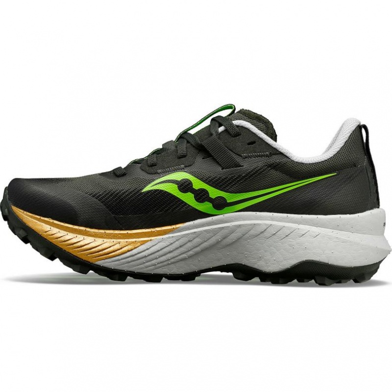 Black Saucony Endorphin Edge Men's Trail Running Shoes | PHILIPPINES-AZO