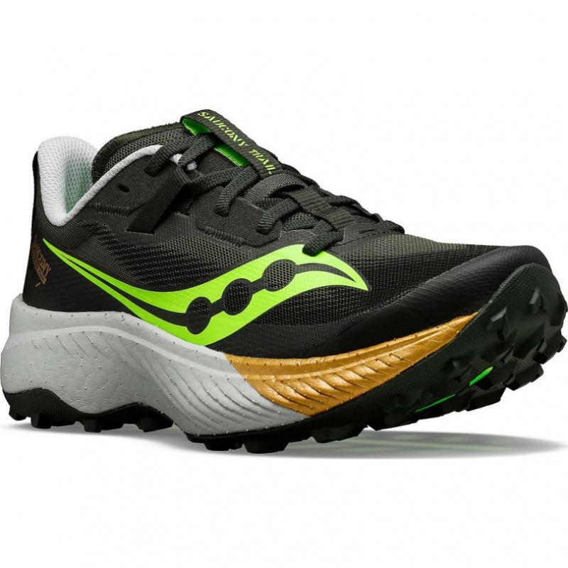 Black Saucony Endorphin Edge Men's Trail Running Shoes | PHILIPPINES-AZO