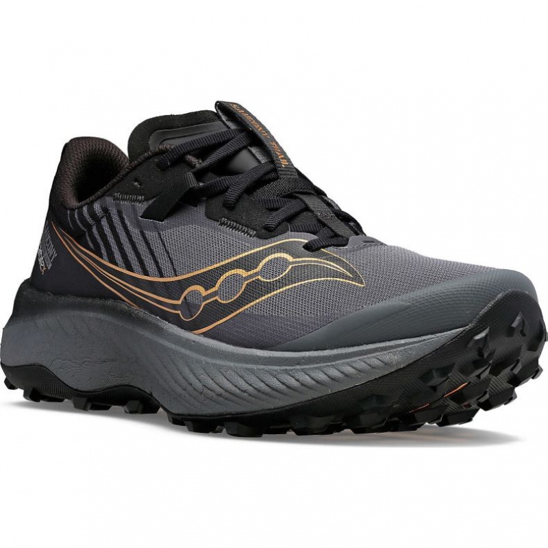 Black Saucony Endorphin Edge Women's Trail Running Shoes | PHILIPPINES-XTN