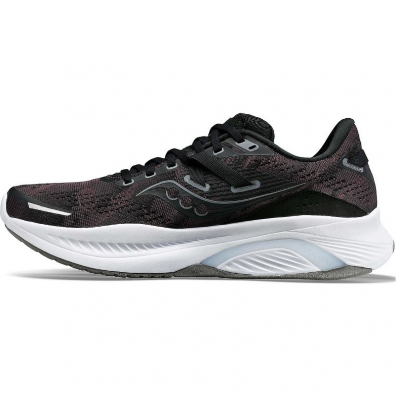 Black Saucony Guide 16 Men's Wide Running Shoes | PHILIPPINES-HTX