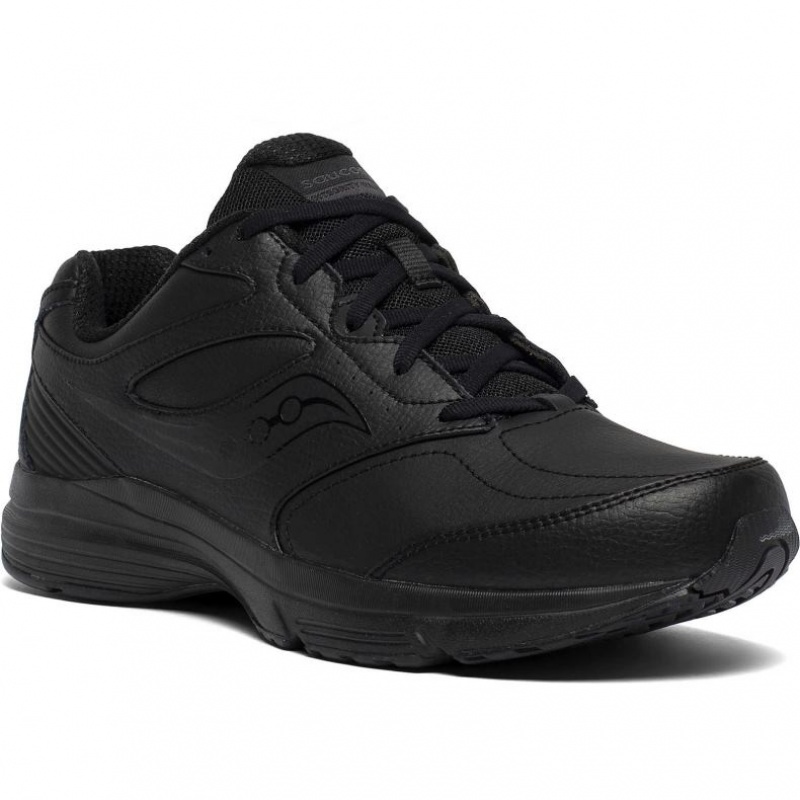 Black Saucony Integrity Walker 3 Men's Walking Shoes | PHILIPPINES-TVG