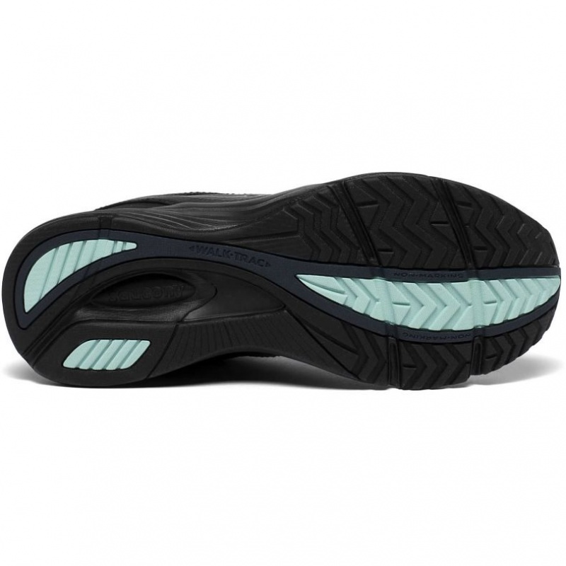 Black Saucony Integrity Walker 3 Women's Wide Running Shoes | PHILIPPINES-ADQ