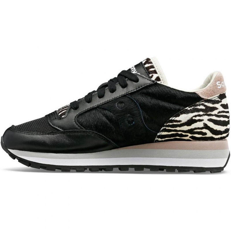 Black Saucony Jazz Triple Women's Sneakers | PHILIPPINES-NVT