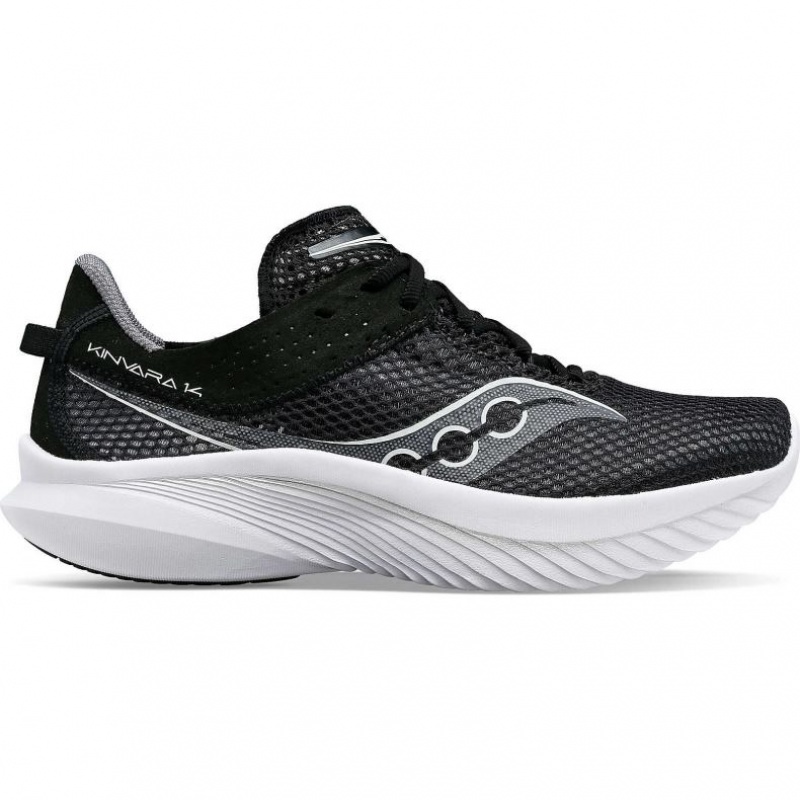 Black Saucony Kinvara 14 Men\'s Running Shoes | PHILIPPINES-WYZ