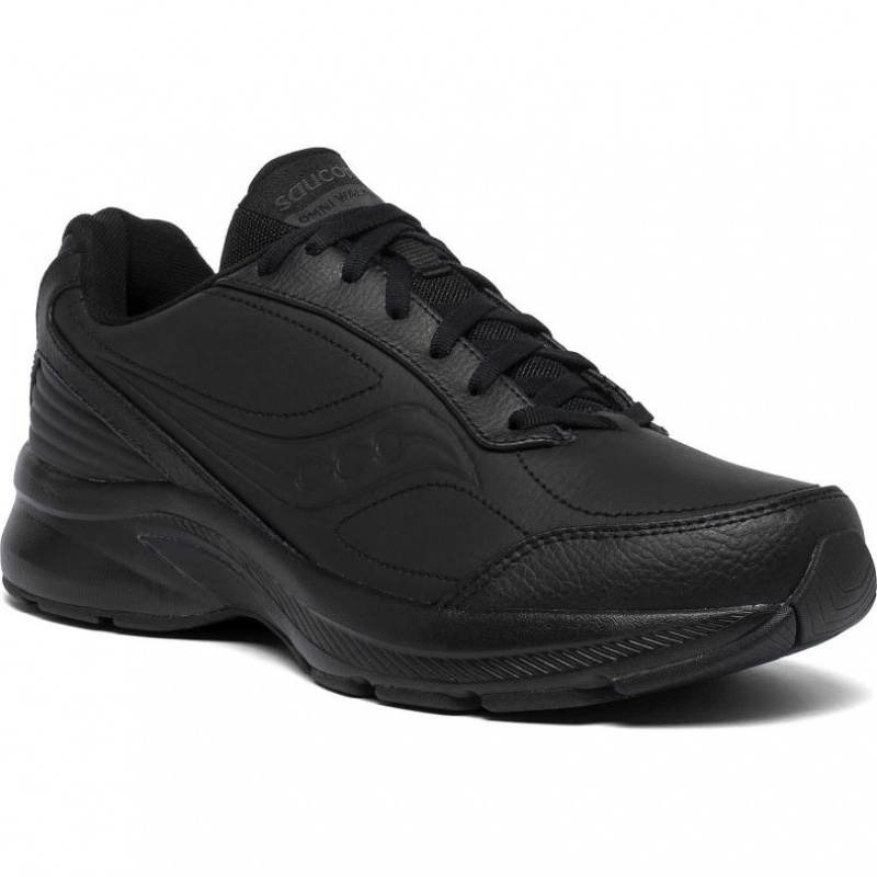 Black Saucony Omni Walker 3 Men's Walking Shoes | PHILIPPINES-CSI