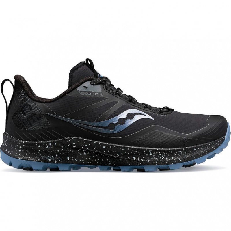 Black Saucony Peregrine ICE+ 3 Women\'s Trail Running Shoes | PHILIPPINES-IOM