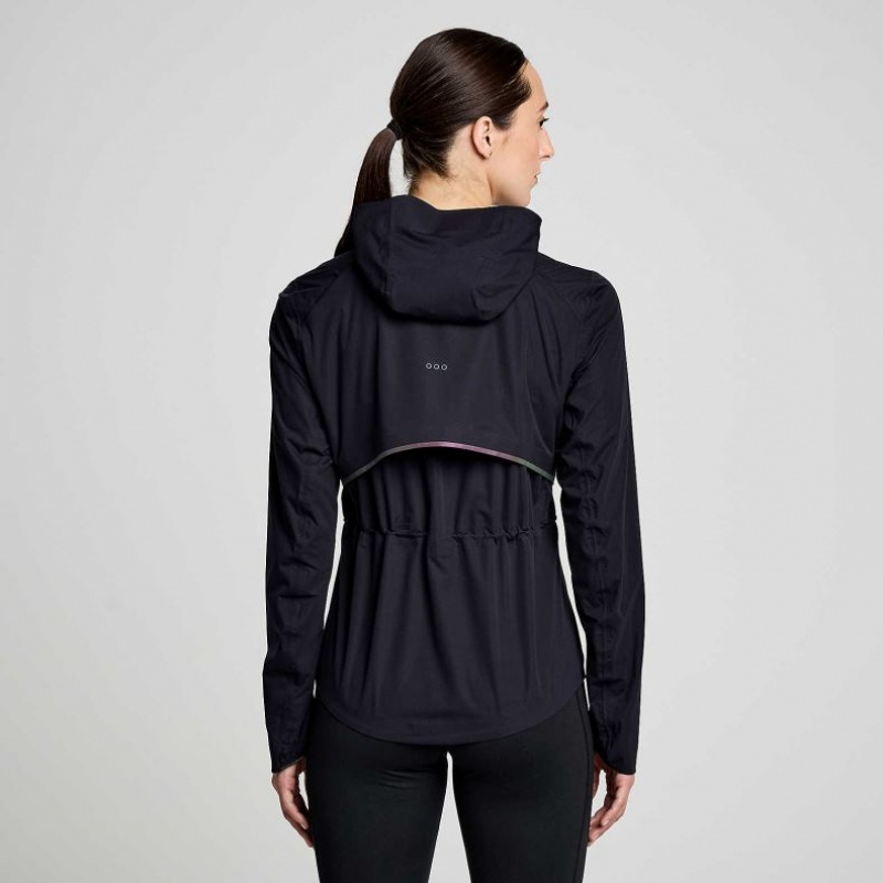 Black Saucony Runshield Women's Jacket | PHILIPPINES-TXW