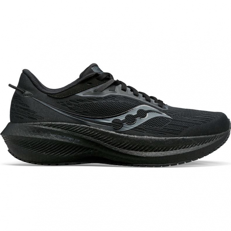 Black Saucony Triumph 21 Men\'s Running Shoes | PHILIPPINES-DNE