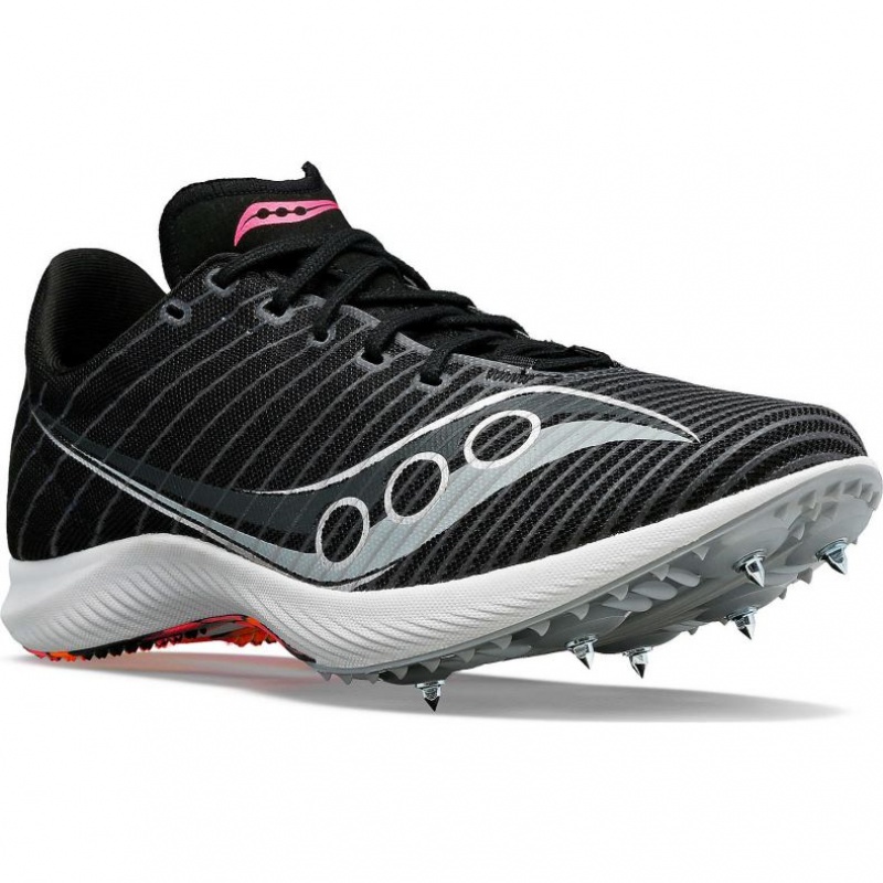 Black Saucony Velocity MP Men's Running Shoes | PHILIPPINES-ONU