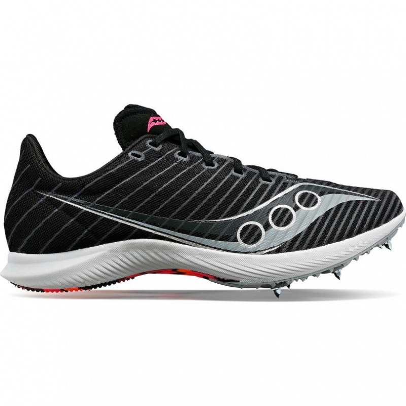 Black Saucony Velocity MP Men\'s Running Shoes | PHILIPPINES-ONU