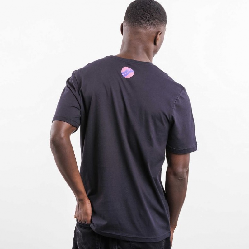 Black Saucony X Frank Cooke Rested Men's T-Shirt | PHILIPPINES-MHI