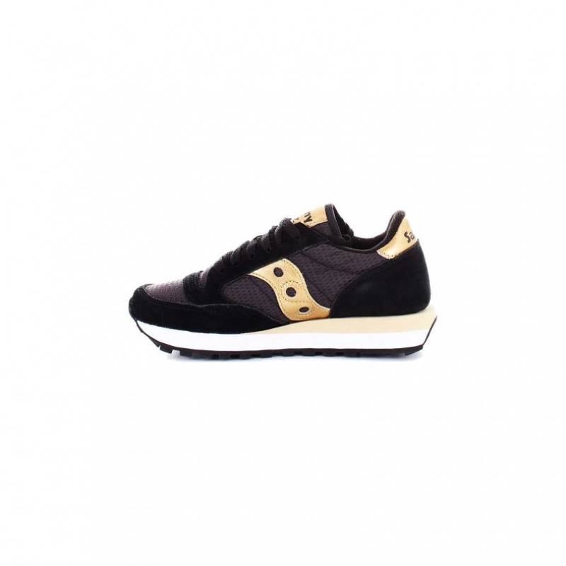 Black / Gold Saucony Jazz Original Women's Sneakers | PHILIPPINES-CKZ