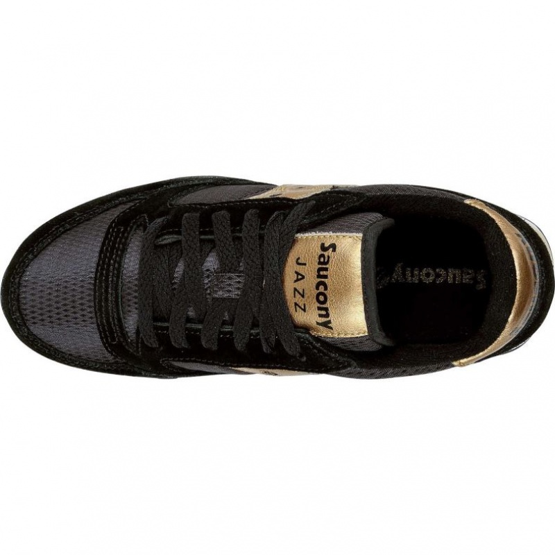 Black / Gold Saucony Jazz Original Women's Sneakers | PHILIPPINES-CKZ