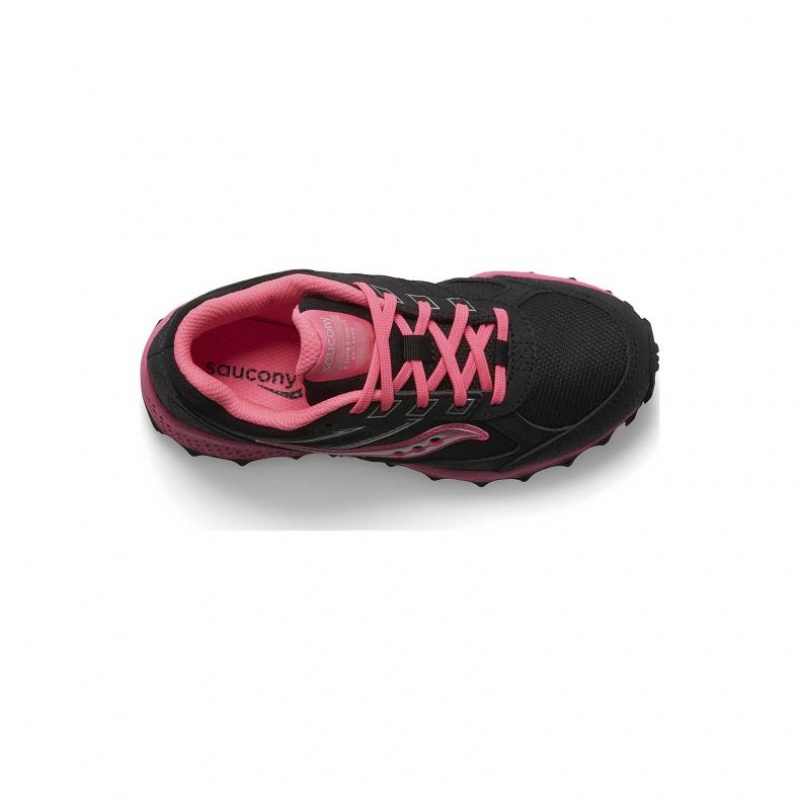 Black / Pink Saucony Cohesion TR14 Lace Big Kids' Sneakers | PHILIPPINES-KLY