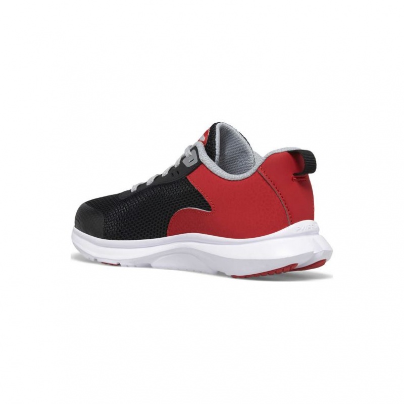 Black / Red Saucony Axon 3 Big Kids' Sneakers | PHILIPPINES-PXM