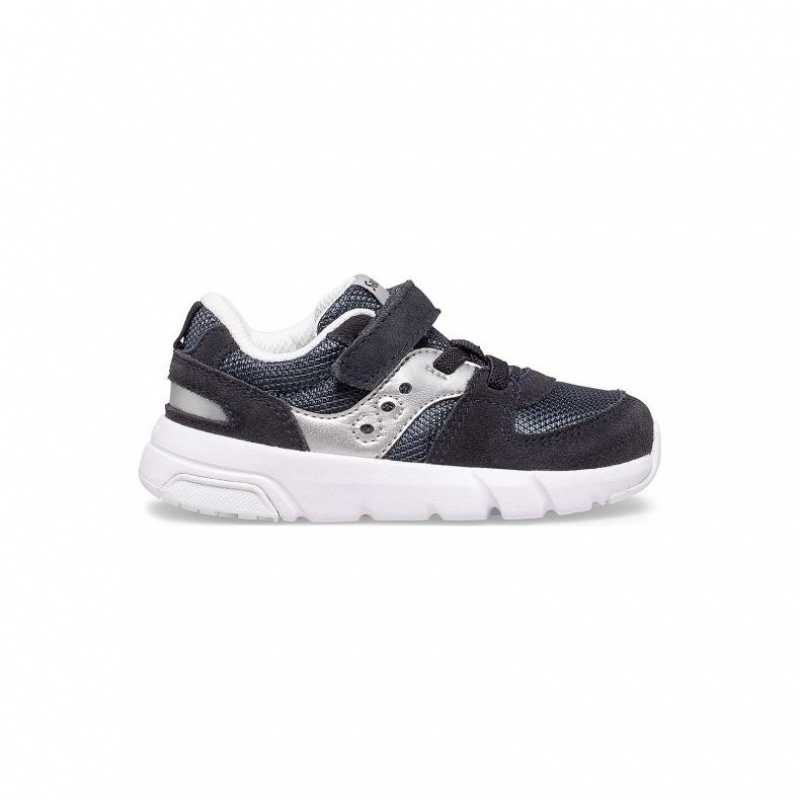 Black / Silver Saucony Jazz Lite 2.0 Little Kids\' Sneakers | PHILIPPINES-VQE