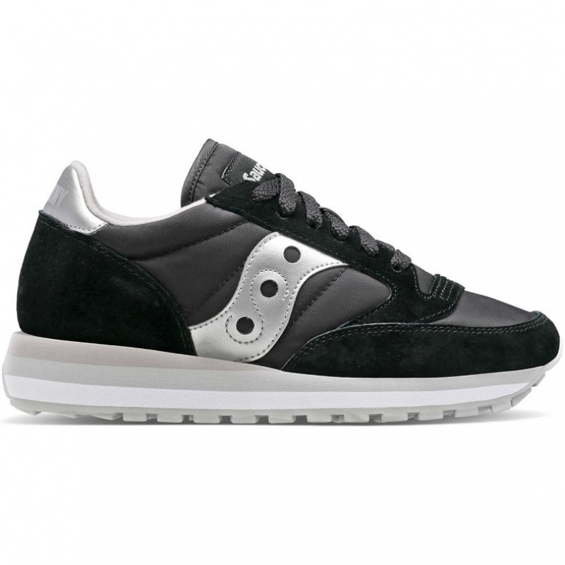 Black / Silver Saucony Jazz Triple Women\'s Sneakers | PHILIPPINES-OGI