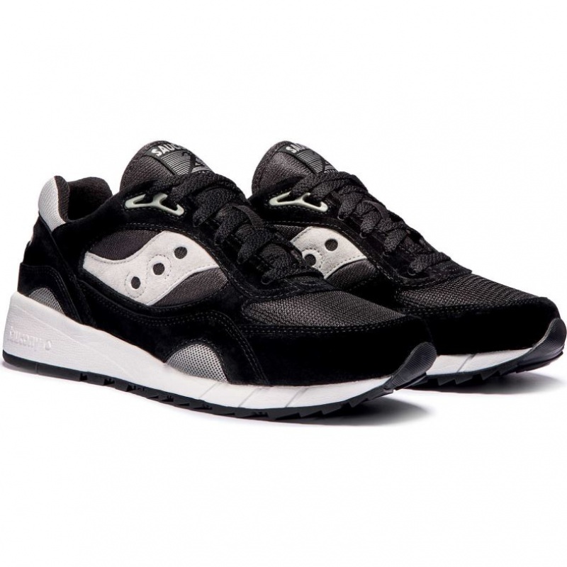 Black / Silver Saucony Shadow 6000 Men's Sneakers | PHILIPPINES-VTA