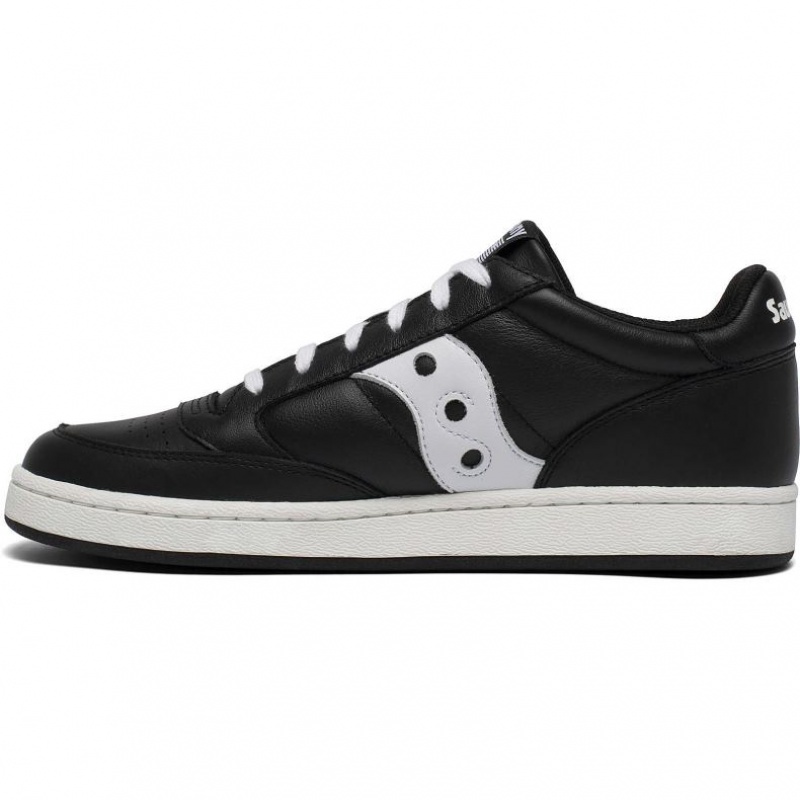 Black / White Saucony Jazz Court Men's Sneakers | PHILIPPINES-WLY