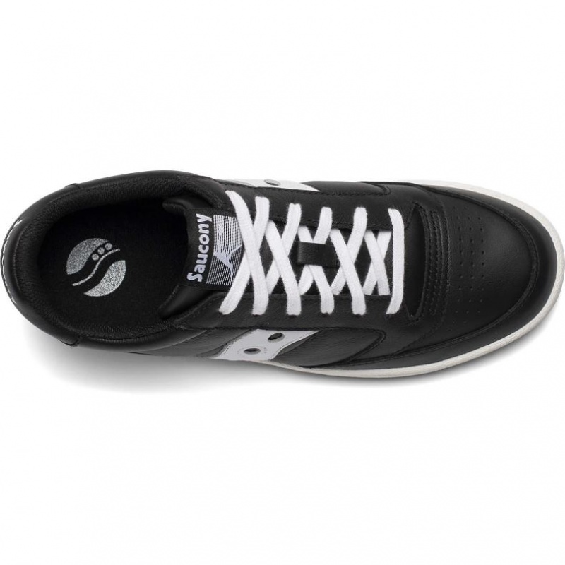 Black / White Saucony Jazz Court Men's Sneakers | PHILIPPINES-WLY