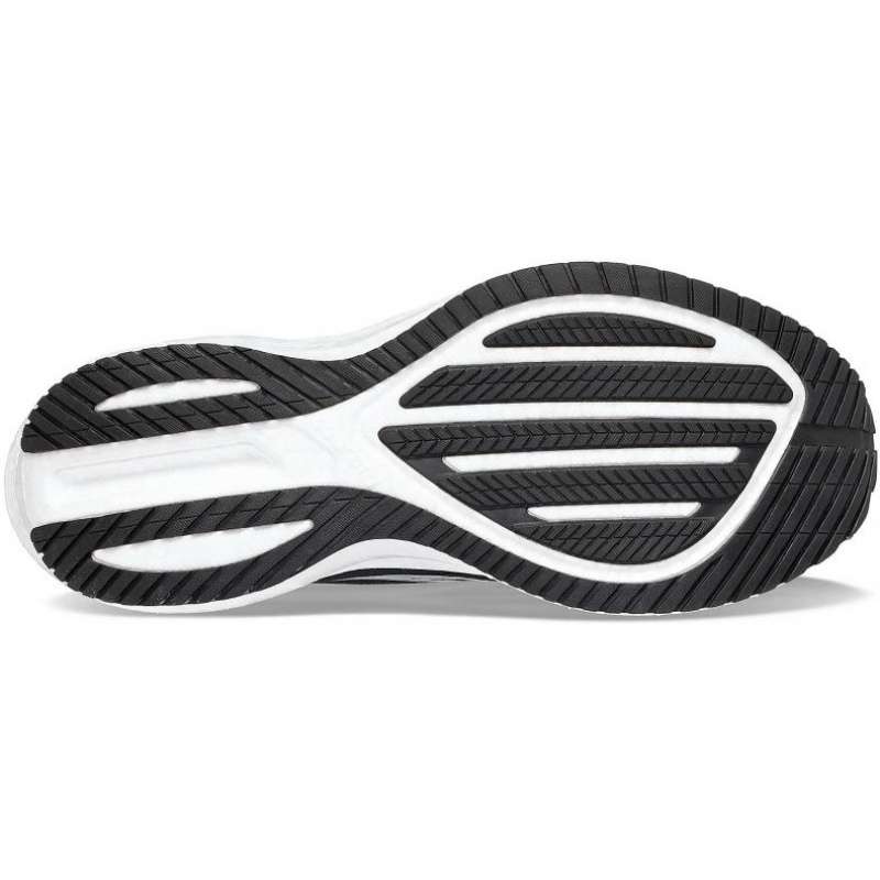 Black / White Saucony Triumph 21 Men's Wide Running Shoes | PHILIPPINES-GXS