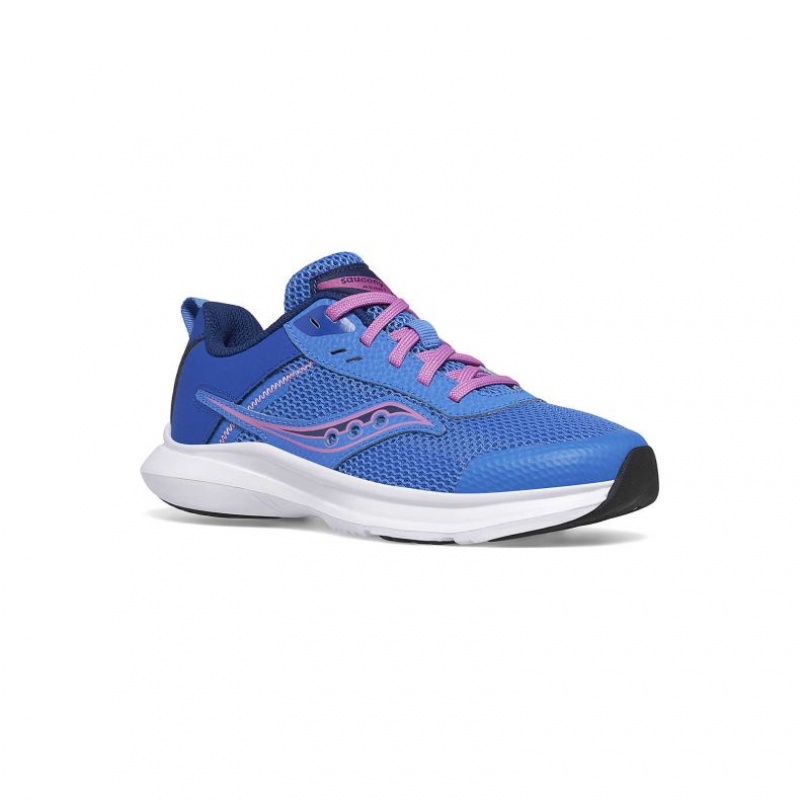 Blue Saucony Axon 3 Big Kids' Sneakers | PHILIPPINES-DBG