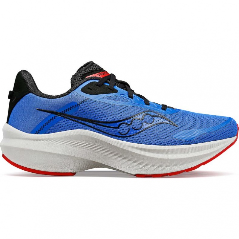 Blue Saucony Axon 3 Men\'s Running Shoes | PHILIPPINES-XAJ