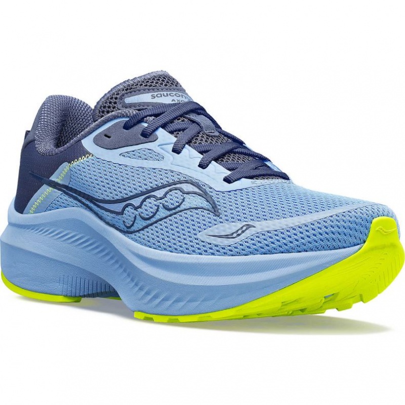 Blue Saucony Axon 3 Women's Running Shoes | PHILIPPINES-XFT