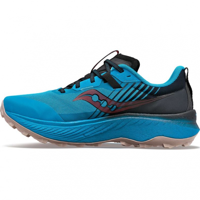 Blue Saucony Endorphin Edge Men's Trail Running Shoes | PHILIPPINES-MZS