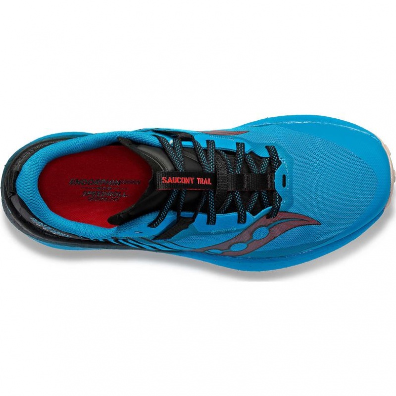 Blue Saucony Endorphin Edge Men's Trail Running Shoes | PHILIPPINES-MZS