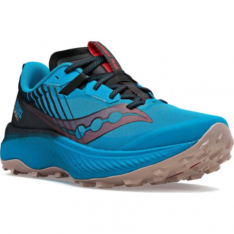 Blue Saucony Endorphin Edge Men's Trail Running Shoes | PHILIPPINES-MZS