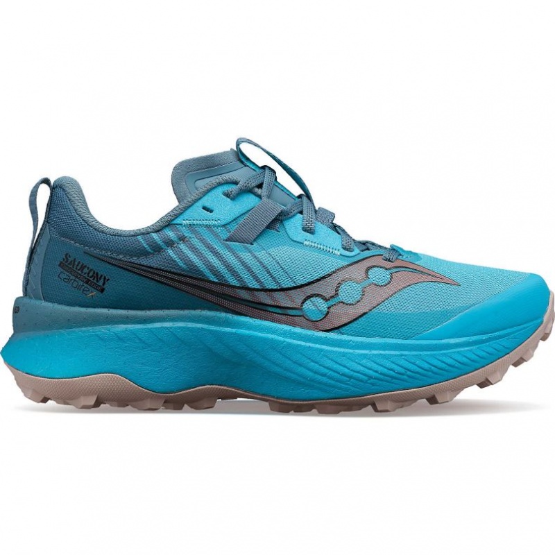 Blue Saucony Endorphin Edge Women\'s Trail Running Shoes | PHILIPPINES-VPX