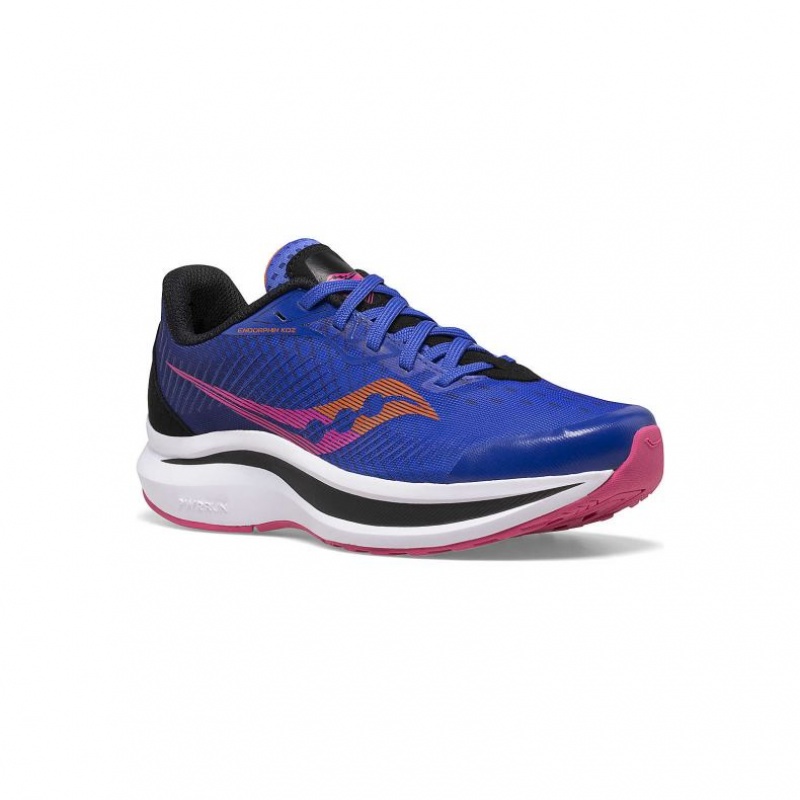 Blue Saucony Endorphin KDZ Big Kids' Sneakers | PHILIPPINES-TLV