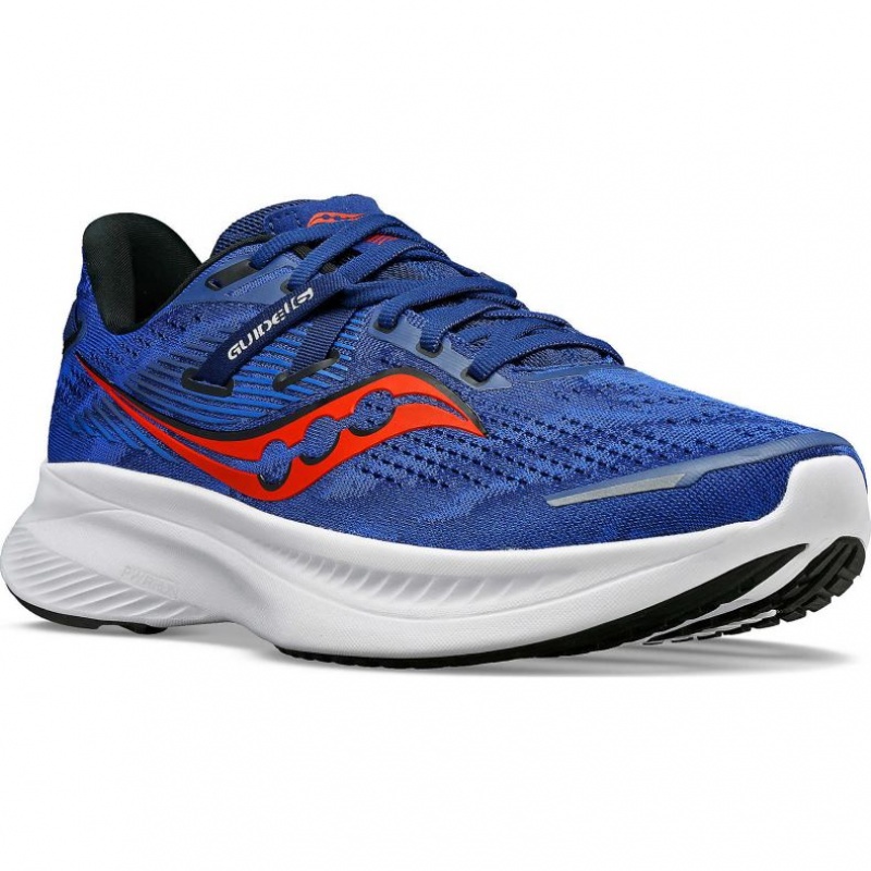 Blue Saucony Guide 16 Men's Running Shoes | PHILIPPINES-XZR