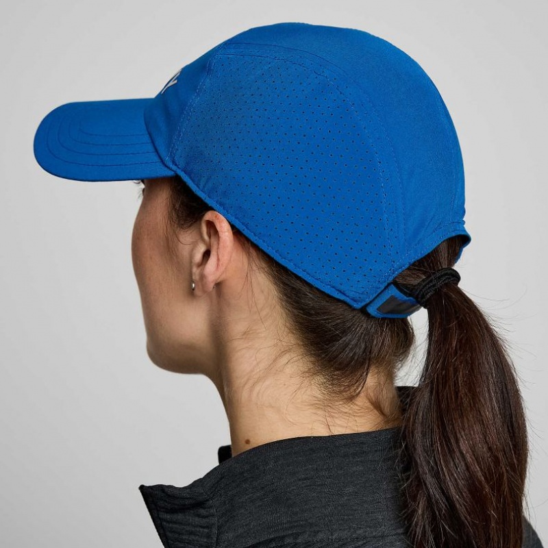 Blue Saucony Outpace Women's Hat | PHILIPPINES-STV