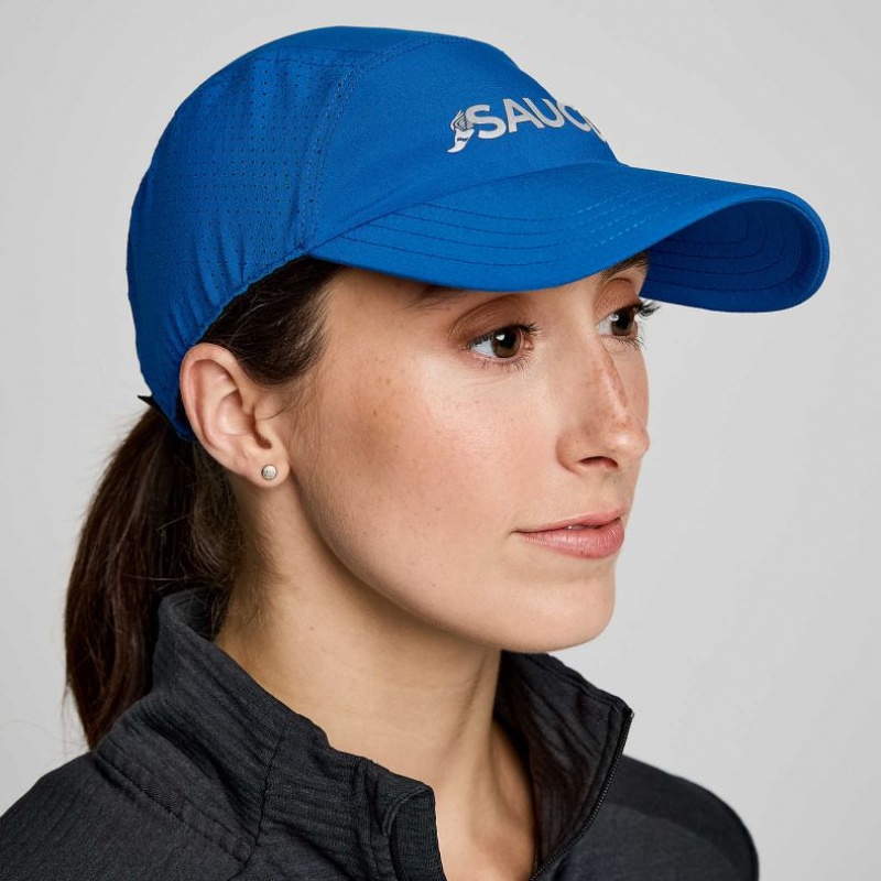 Blue Saucony Outpace Women\'s Hat | PHILIPPINES-STV