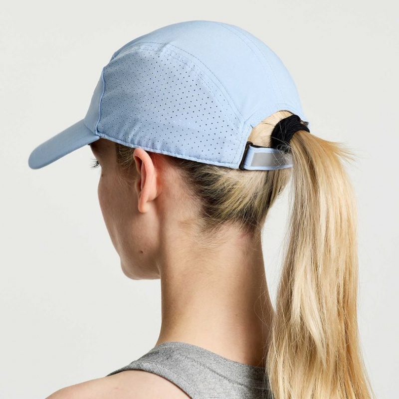 Blue Saucony Outpace Women's Hat | PHILIPPINES-JIC