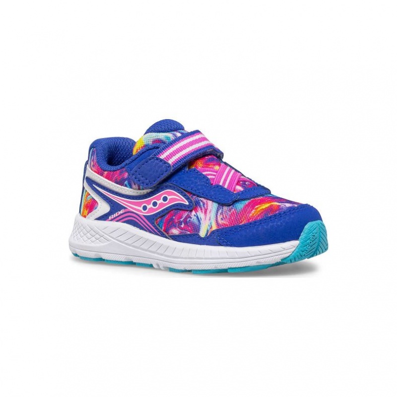 Blue Saucony Ride 10 Jr. Little Kids' Sneakers | PHILIPPINES-EVN