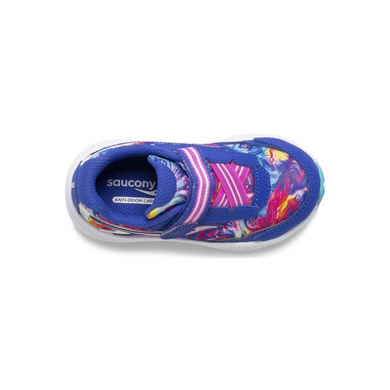 Blue Saucony Ride 10 Jr. Little Kids' Sneakers | PHILIPPINES-EVN