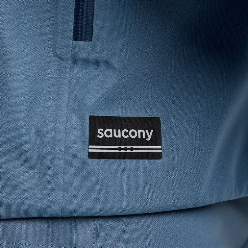 Blue Saucony Runshield Men's Jacket | PHILIPPINES-NEG