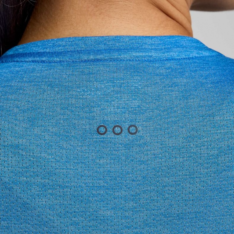 Blue Saucony Stopwatch Long Sleeve Women's T-Shirt | PHILIPPINES-EQD