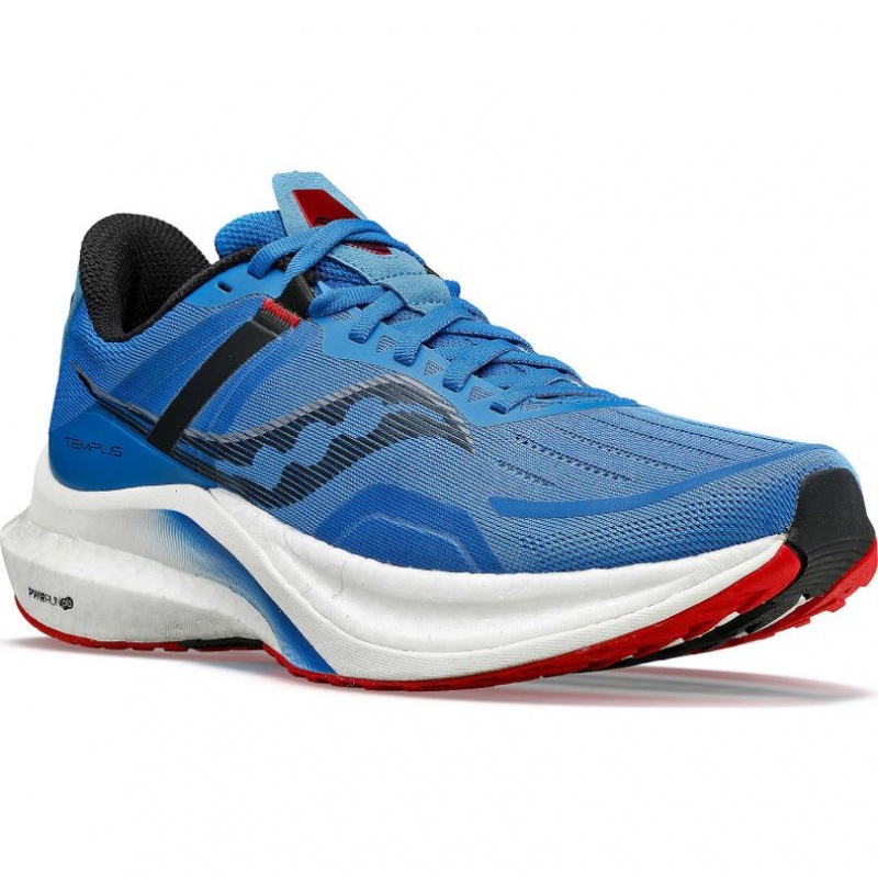 Blue Saucony Tempus Men's Running Shoes | PHILIPPINES-BUK