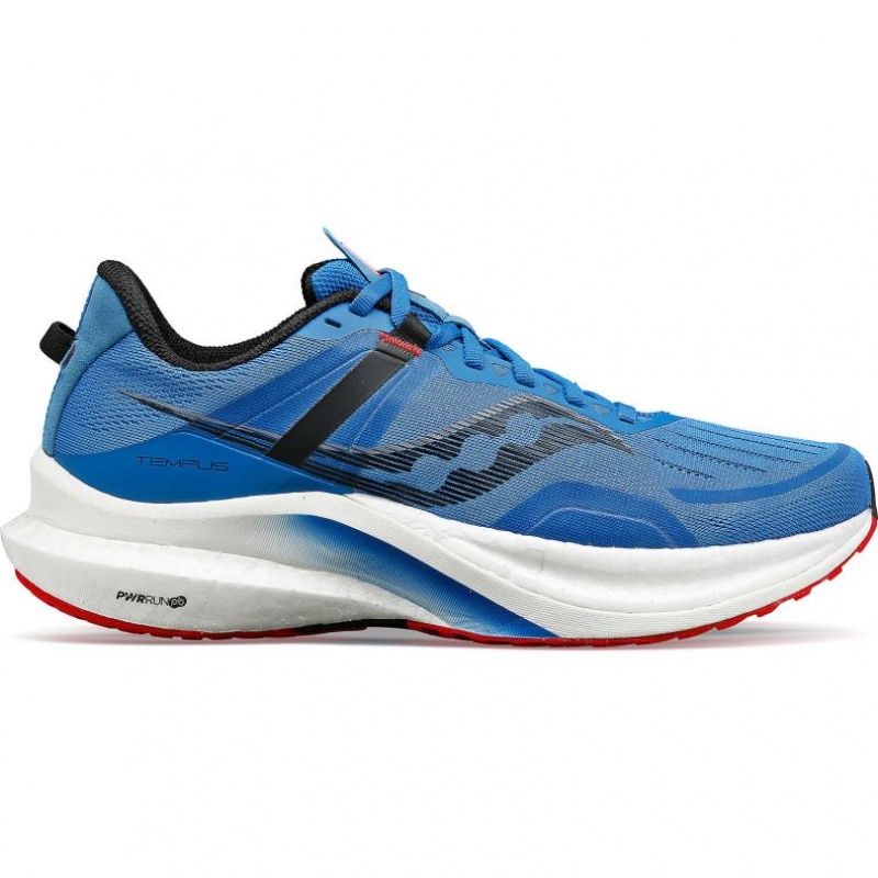 Blue Saucony Tempus Men\'s Running Shoes | PHILIPPINES-BUK